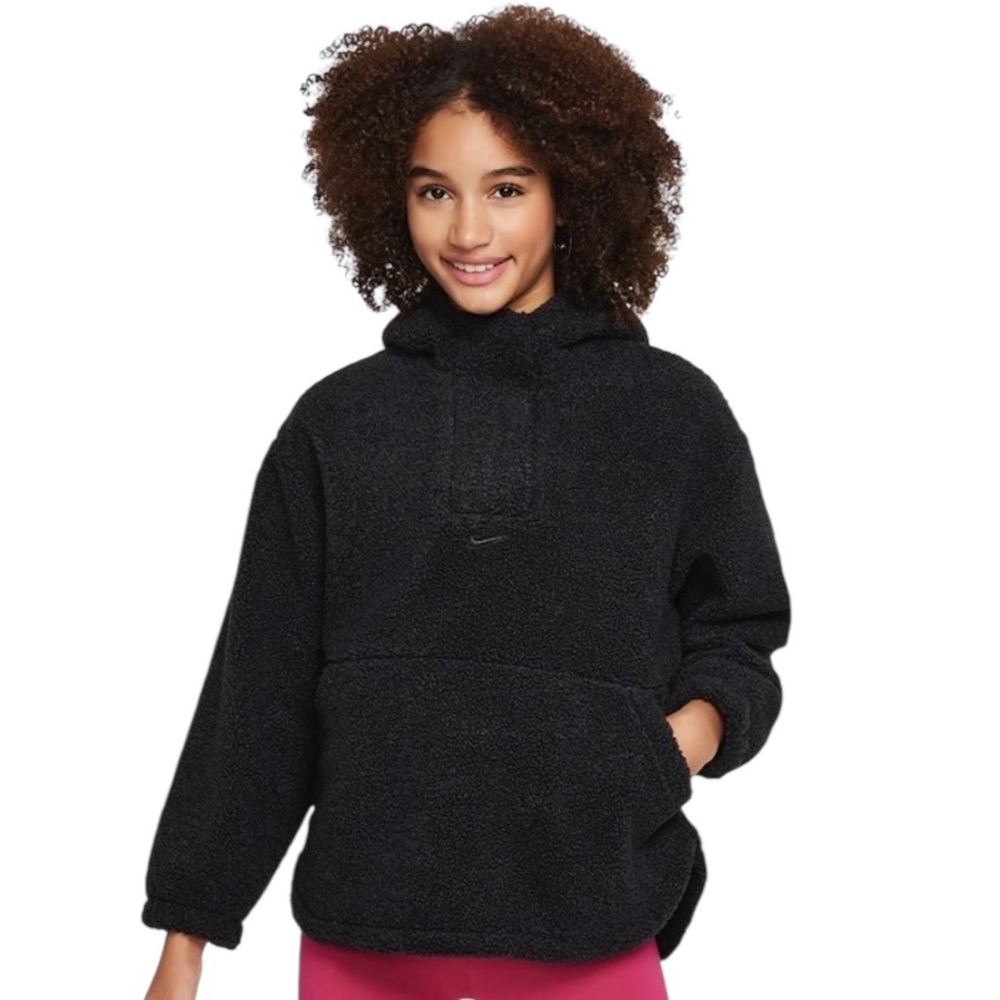 NWT Nike Girls High-Pile Fleece Therma Fit Training Jacket‎ Warm Cozy Thick